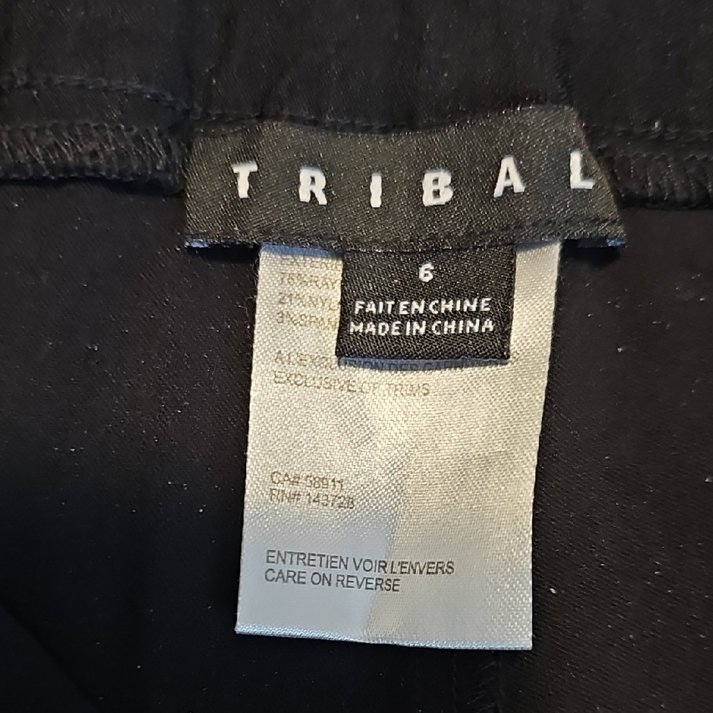 Tribal Women's Black Straight Leg Pants - Picture 2 of 4